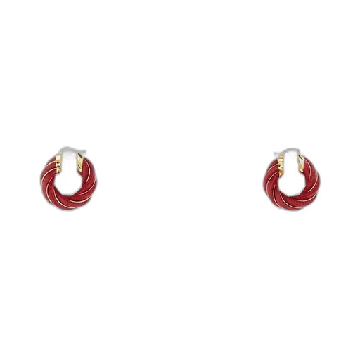 Twist Hoop Earrings