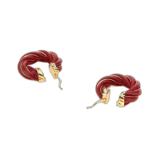 Twist Hoop Earrings