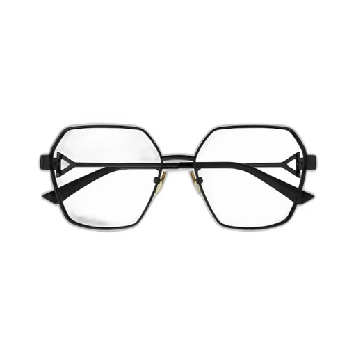 Geometric-Frame Logo Plaque Glasses