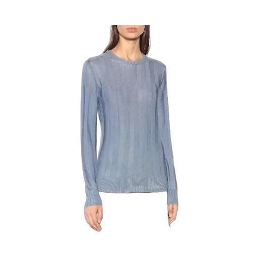 Long-Sleeved Round-Neck Sweater