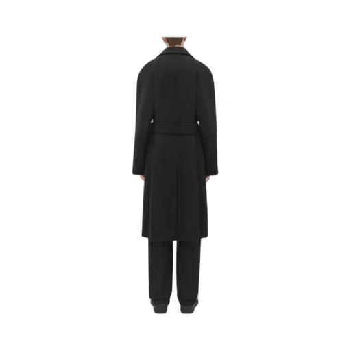 Double-Breasted Wool And Cashmere Coat