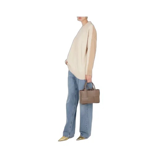 Two-Toned Knitted Jumper