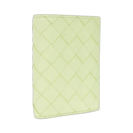 Intrecciato Leather Passport Case