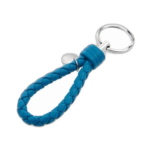 Intrecciato Woven Keychain