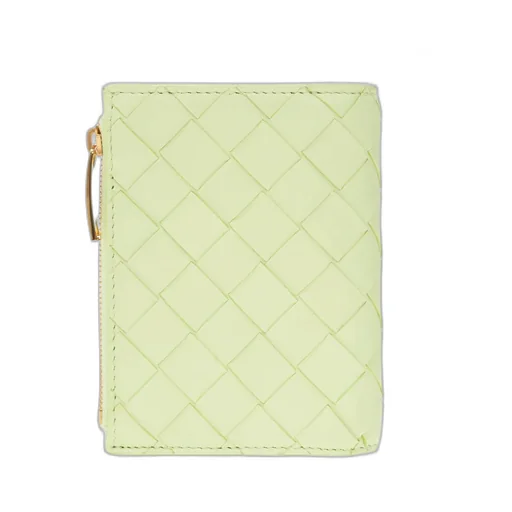 Intrecciato Leather Passport Case