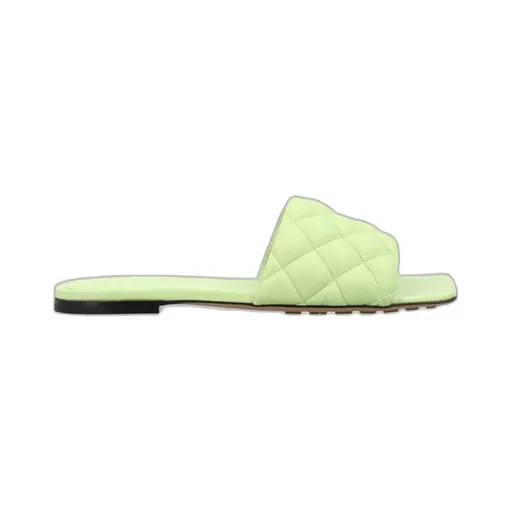 Quilted Open Toe Flat Sandals