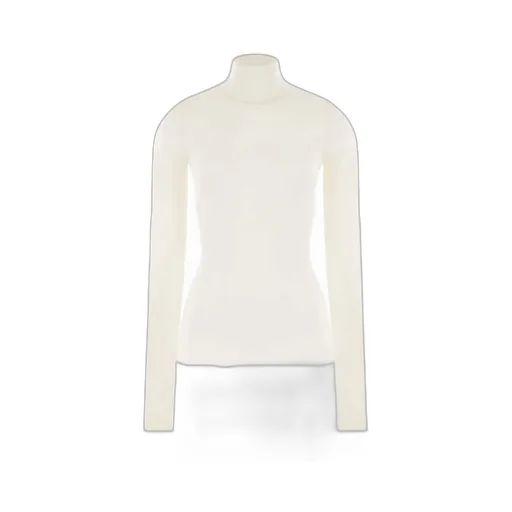 Ribbed High Neck Sweater