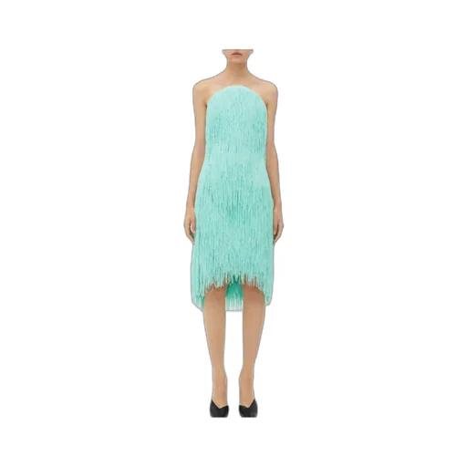 Fringed Midi Dress
