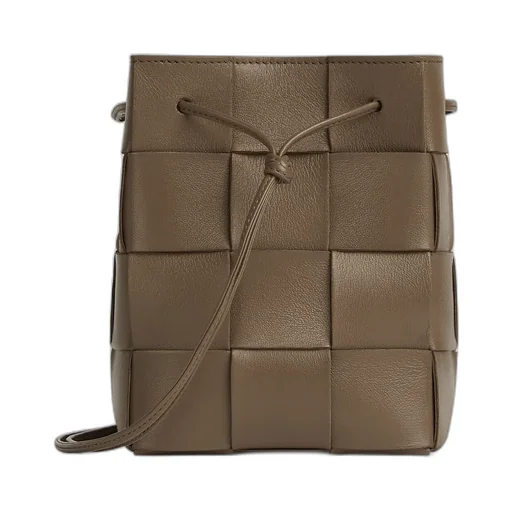 Small Cassette Drawstring Shoulder Bag