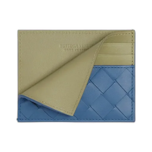 Intrecciato Leather Cardholder
