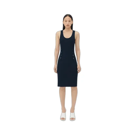 Slim Fit Ribbed Midi Dress