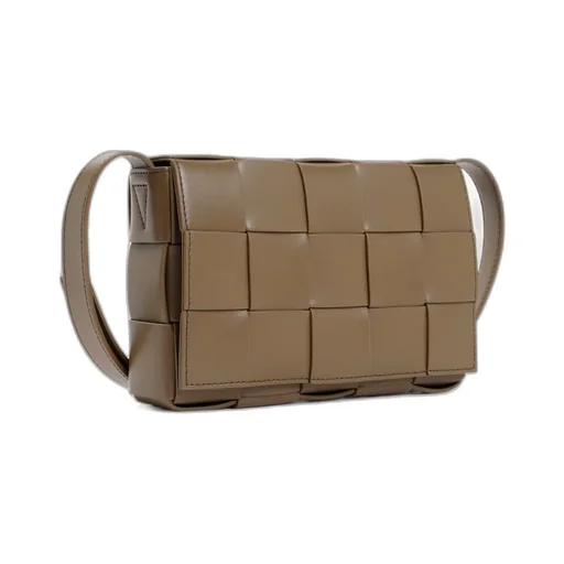 Cassette Woven Medium Shoulder Bag