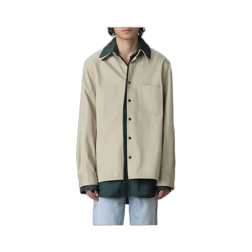 Relaxed Fit Twill Double Shirt