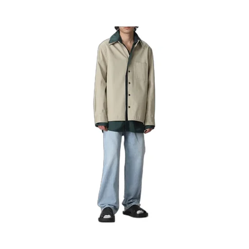 Relaxed Fit Twill Double Shirt