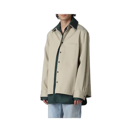 Relaxed Fit Twill Double Shirt