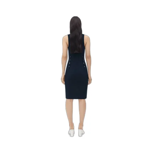 Slim Fit Ribbed Midi Dress