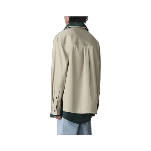 Relaxed Fit Twill Double Shirt
