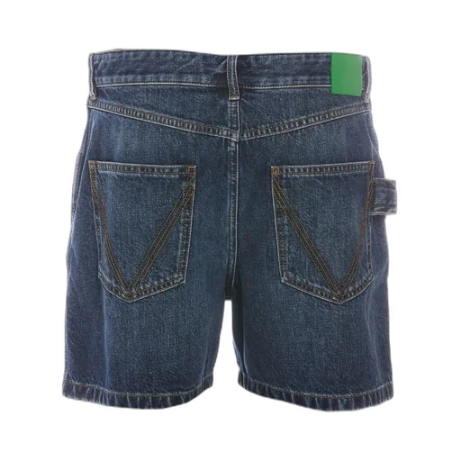 Logo Denim Shorts