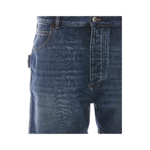 Logo Denim Shorts
