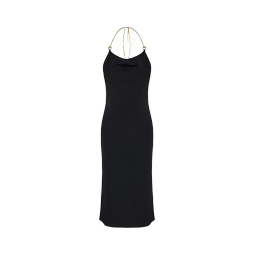 Chain Detailed Midi Dress