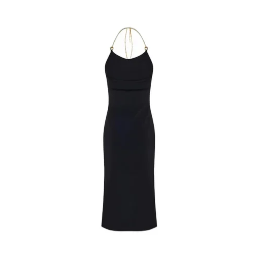 Chain Detailed Midi Dress