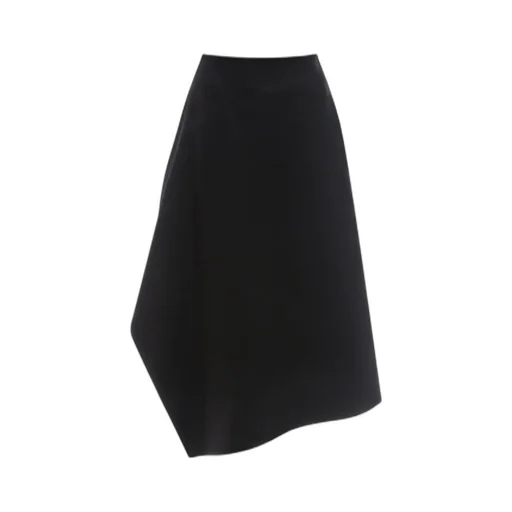 Asymmetric Midi Skirt