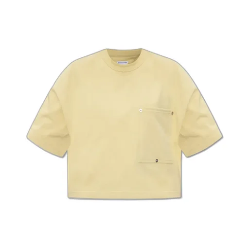 Pocket Detailed Cropped T-Shirt