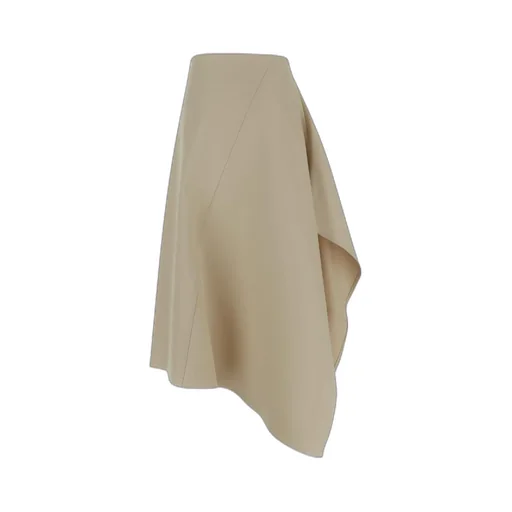 Asymmetric Midi Skirt