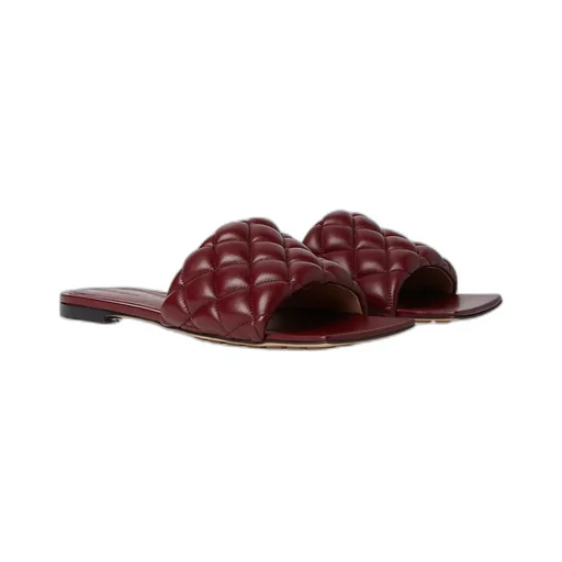 Matelassé Flat Sandals