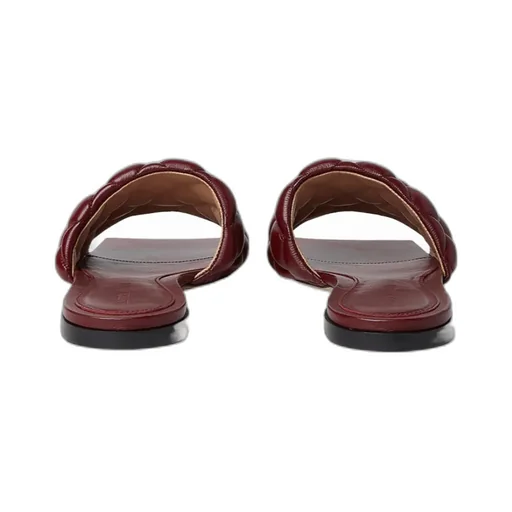 Matelassé Flat Sandals