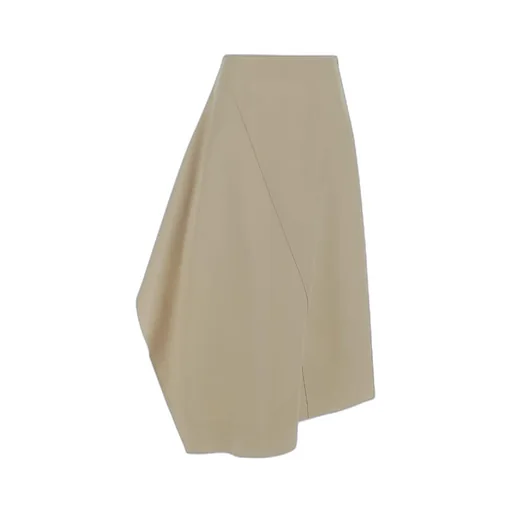 Asymmetric Midi Skirt