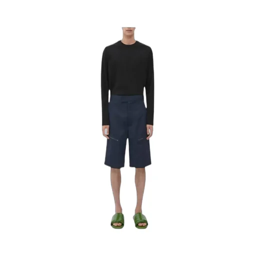 Straight-Leg Knee Length Shorts