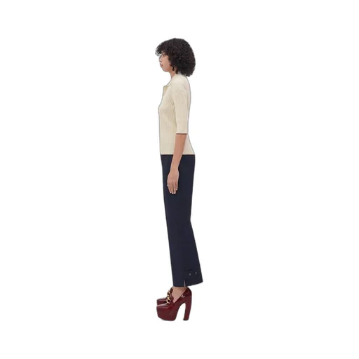 Rib Polo Shirt