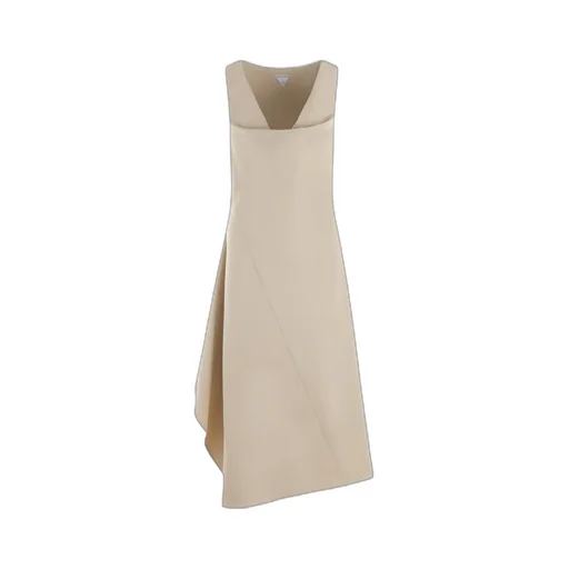 Asymmetrical Designed Midi Dress