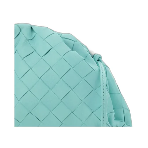 Woven Drawstring Clutch Bag