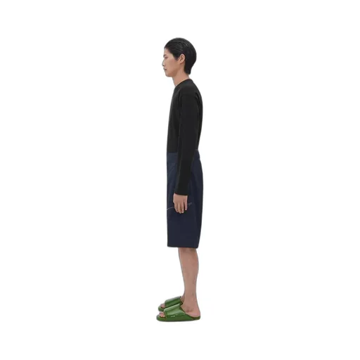 Straight-Leg Knee Length Shorts