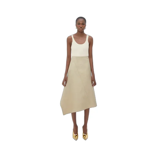 Asymmetric Midi Skirt