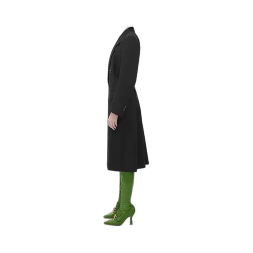 Double-Breasted Wool Coat