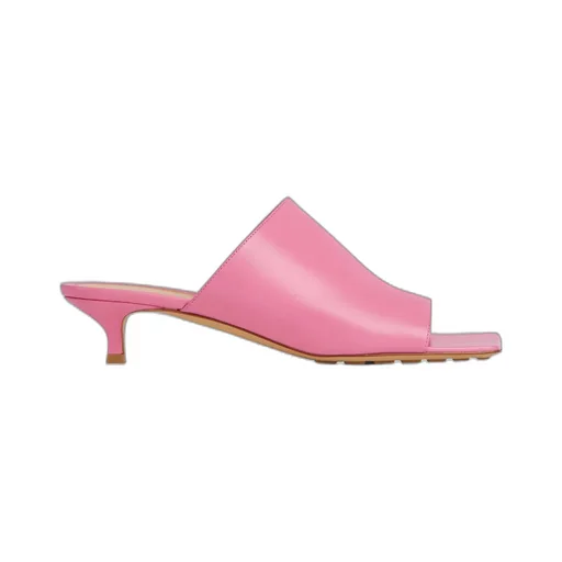 Square-Headed High-Heeled Sandals
