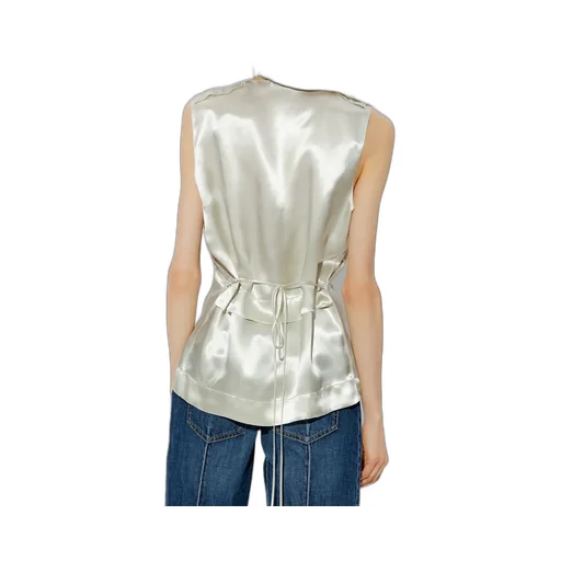 Sleeveless Satin Top