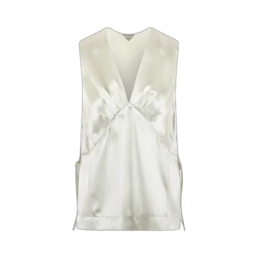 Sleeveless Satin Top