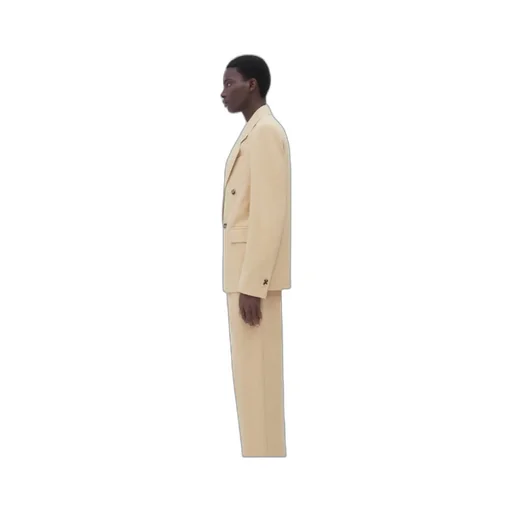 Double Breasted Textured Jacket