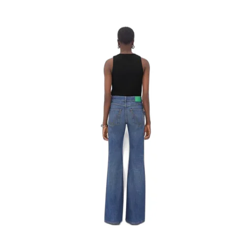 Washed Flared Jeans