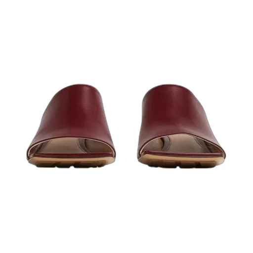 Square-Headed High-Heeled Sandals