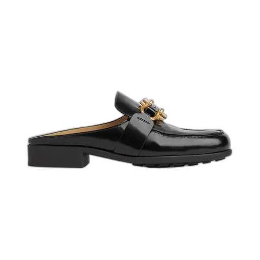 Open-Back Leather Loafers