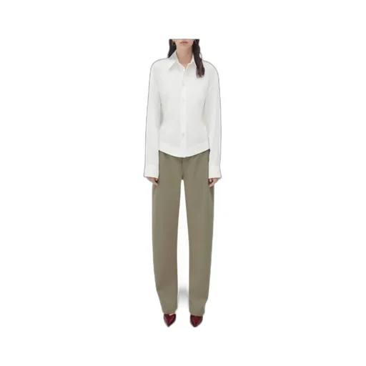 Puff-Sleeved Buttoned Shirt