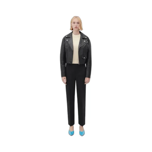 Logo Leather Jacket