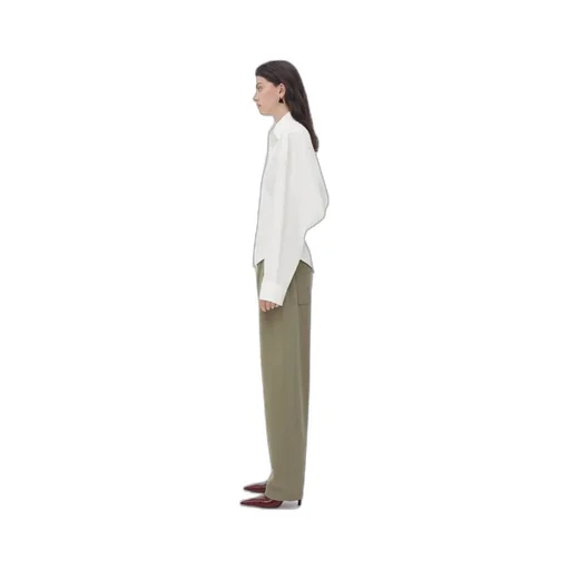 Puff-Sleeved Buttoned Shirt