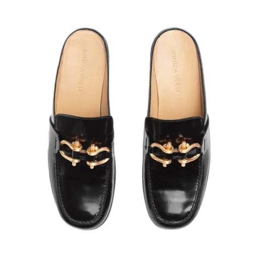Open-Back Leather Loafers
