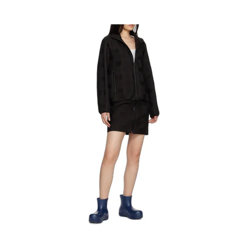 Logo Round Head Short Boots